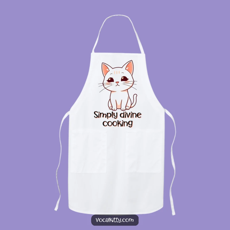 Funny Dynamic Whiskers Cat Apron: Cook with Art - Great Funny Gift