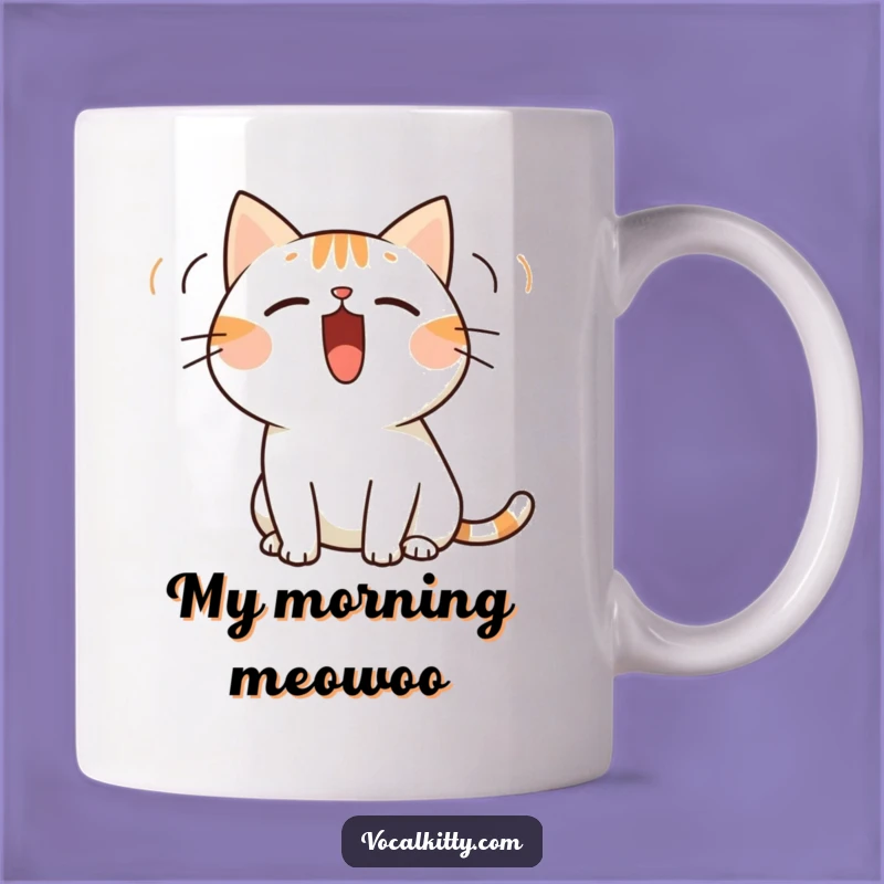 Funny Cat Loud Mouth Mug - Hilarious Gift for Chatty Felines!