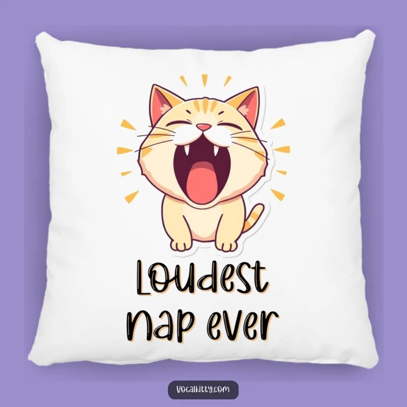 Funny Roaring Cat Pillow: Comical Comfort for Loud Personalities