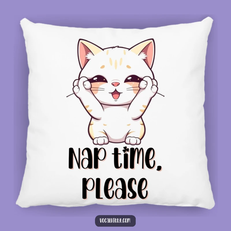 Funny Overwhelmed Cat Pillow - Cuddle Up with Your Inner Chaos, a Soft Funny Gift