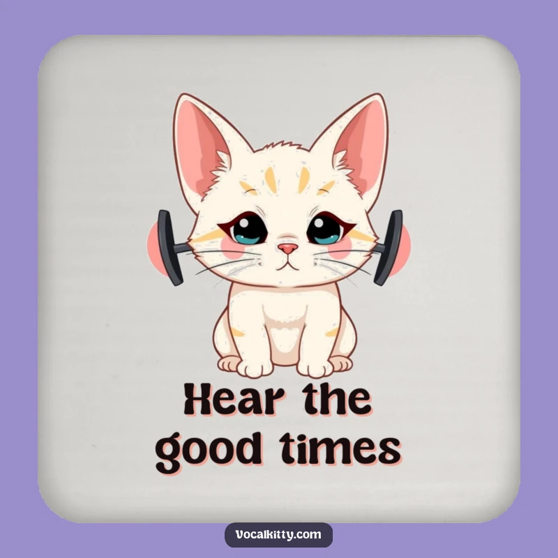 Funny Big Ear Cat Coasters: Protect Surfaces With This Hilarious Design