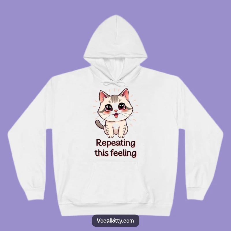 Funny Cat Echo Hoodie: Cozy and Hilarious for Enthusiastic Fans