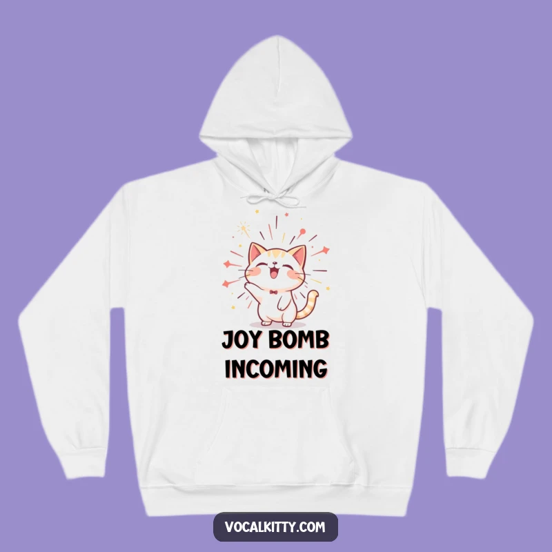 Funny Cat Firework Burst Hoodie: Cozy Up with Explosive Comfort!