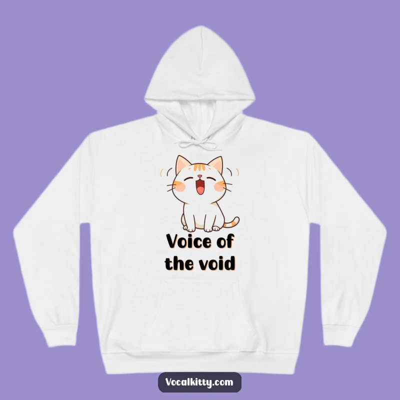 Funny Cat Sound Wave Hoodie - Cozy Up and Let It Out!