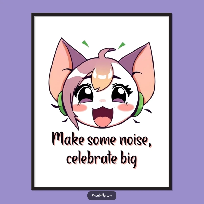 Free Printable Wall Art: Loud & Proud Character, Funny Downloadable Decor