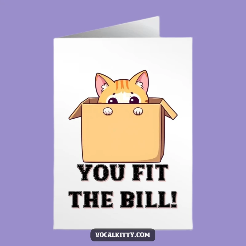 Free Printable Congrats Card: Peek-a-Boo Cat, A Joyful Downloadable Gift