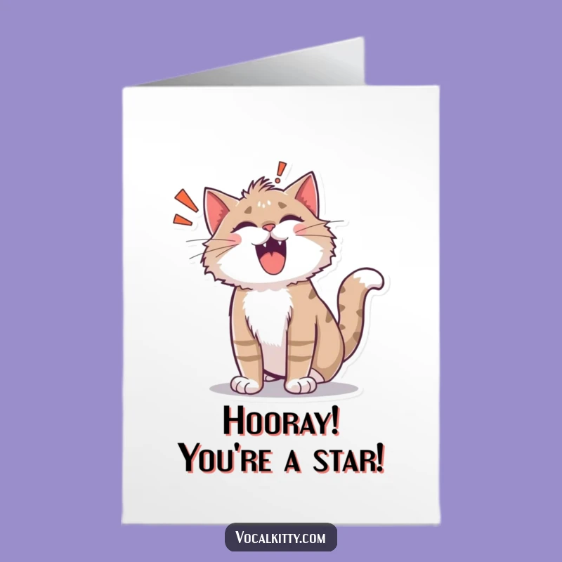 Free Printable Frazzled Cat Congrats Card: Shocking DIY Downloadable Gift