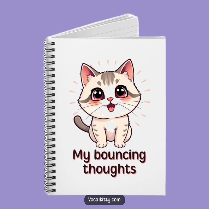 Funny Cat Echo Notebook: Jot Down Your Amplified Thoughts