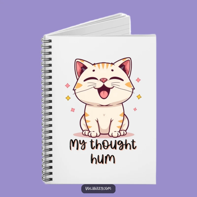Funny Cat Vocal Cords Notebook: Happy Sound Journal, Perfect Funny Gift