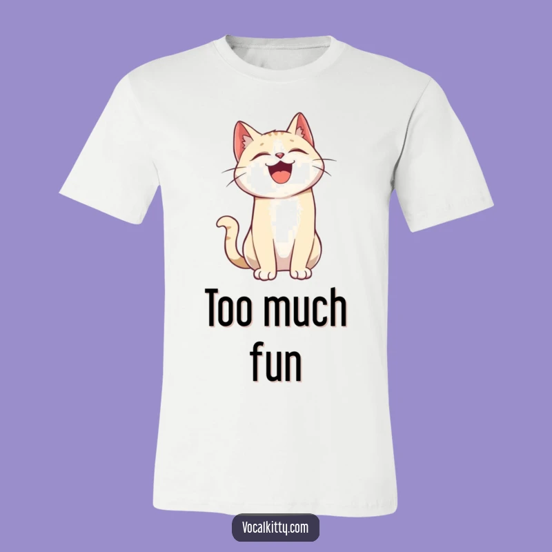 Funny Cat T-Shirt: Hilarious Laughing Feline Apparel, Perfect Gift for Humor Lovers