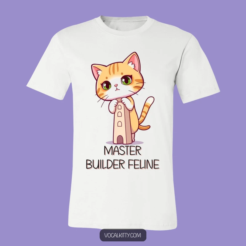 Funny Focused Cat T-Shirt, Balancing Act, Gift For The Determined