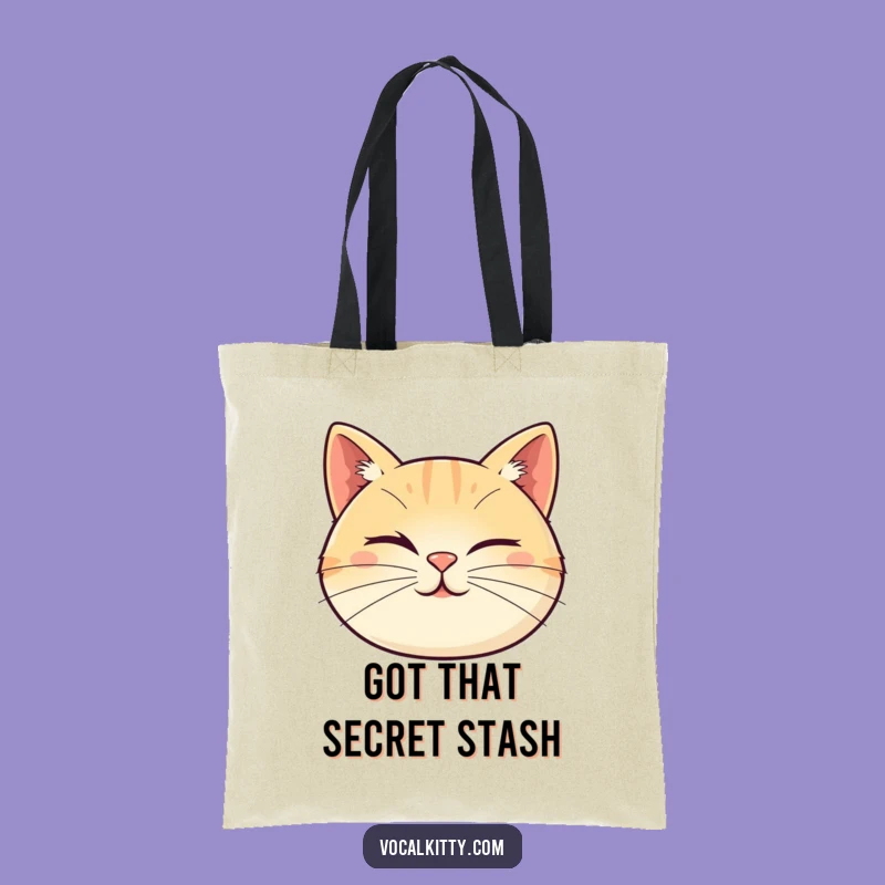 Funny Winking Cat Tote Bag: Carry Your Charm, Perfect Gift for Whiskered Fun